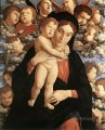 La Virgen de los Querubines del pintor renacentista Andrea Mantegna